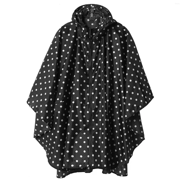 Capas de chuva unisex caminhadas capa estilo jaqueta ao ar livre com bolsos adulto com capuz capa de chuva poncho impermeável moda reutilizável