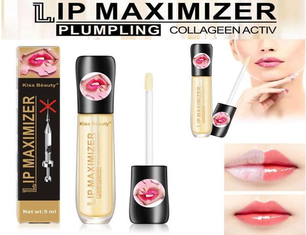 Makeup Lip Plumper Collagen Gloss Lip Care Serum Repairing Mask Reduziert feine Linien Erhöhen Sie die Elastizität Feuchtigkeitsspendende Lippen aufpolstern K2596434