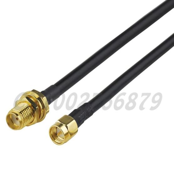 RF SMA Jack, 33 фута, 100 см, перегородка с разъемом SMA, прямой KSR195LMR195, косичка, антенный фидер в сборе, беспроводная инфраструктура5284038