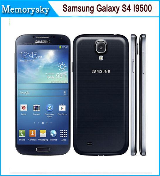 Original remodelado Samsung Galaxy S4 i9500 50 polegadas desbloqueado telefone 13MP Câmera Quad Core 16GB de armazenamento DHL Smart Phone8593743