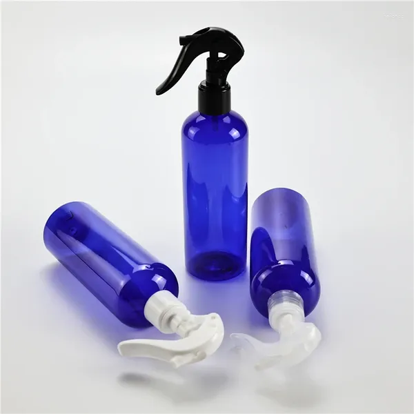 Bottiglie di stoccaggio Blu 300 ml X 20 Bottiglia vuota con pompa spray a grilletto in plastica Contenitore per imballaggio cosmetico da 300 cc con spruzzatore per capelli da salone