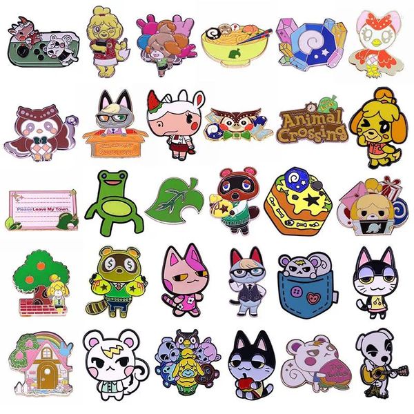 Broschen Anime Spiele Cartoon Emaille Pins Animales Metall Brosche Abzeichen Modeschmuck Kleidung Hut Rucksack Zubehör Geschenke