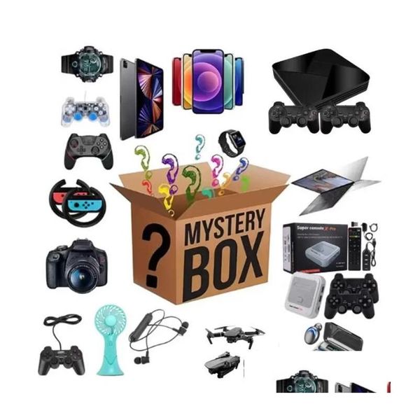 Kopfhörer Ohrhörer 100 % gewinnend, hochwertige Lucky Mystery Box, meistes Überraschungsgeschenk, weitere elektronische Produkte, Grafikkarte, Drop Deliv Dhcpi