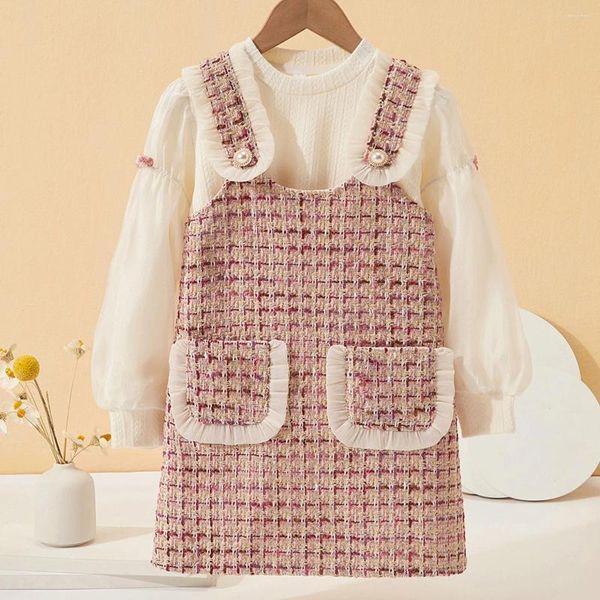 Abiti per ragazze Bambini Principessa per vestiti per ragazze Autunno Shrit Dress Abiti eleganti Adolescenti Costumi per bambini 6 8 10 11 12 anni