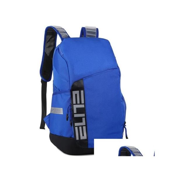 Sırt çantası Hoops Elite Pro Air Yastığı Sporları Su Geçirmez MTifonksiyonel Seyahat Çantaları Basketbol Açık Back Pack Dizüstü Torba Okul Çantası R DH7FC