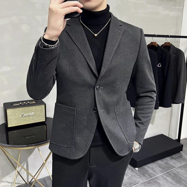 Ternos masculinos primavera e outono verão negócios casual terno casaco profissional formal superior homem magro bonito wear