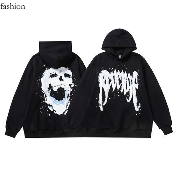 Denim flores dos homens hoodies moletom jaqueta jeans pulôver sweatsuit lágrimas espuma solta hip hop jogger agasalho denim 338