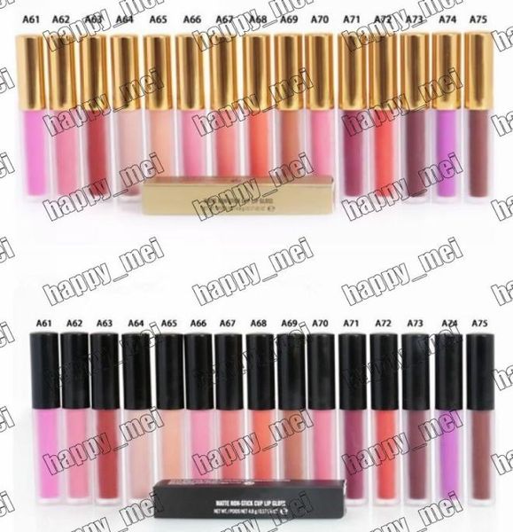 Direto da fábrica DHL Nova Maquiagem Lábios M9204M9203 Matte Lip Gloss Antiaderente Copo Lip Gloss48g4506931