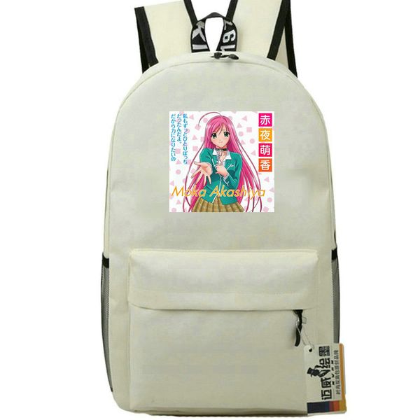 Mochila Akashiya Moka Rosario para Vampiro pacote de dia Rosa Vam bolsa escolar com estampa de desenho animado mochila esportiva mochila ao ar livre