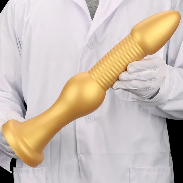 Trend Lange Buttplug Vaginal Anal Plug 18 Sex Spielzeug Für Frauen/Männer Weiche Masturbatoren Gefälschte Penis Tiefe Butt Plug erwachsene Anal Spielzeug 240126