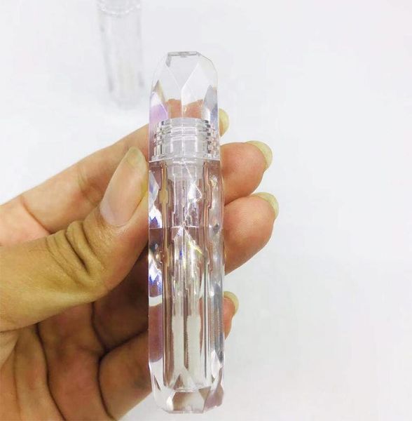Вся косметическая упаковка Crystal Diamond Пустые тюбики для блеска для губ 3 мл Мини-прозрачный контейнер для блеска для губ Прозрачный блеск для губ Bo5920460