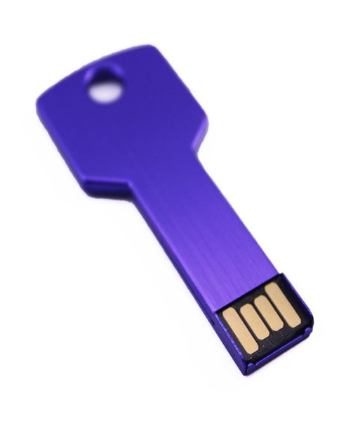 Özel Graved Logo 50pcs 8GB Metal Anahtar USB Drive Memory Flash Pendrive Stick7148407