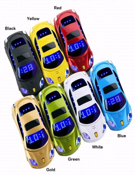 Mini Flip sbloccato Carino 911 Chiave per auto Telefoni cellulari Scheda Dual Sim di lusso Luci a LED Voce magica Dialer Bluetooth Supporto MP3 Recorde7293738