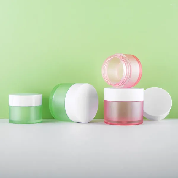 Aufbewahrungsflaschen YUXI Scrub Cream Gesichtsmaske Lotion Box Lippenstift Flasche PS Feuchtigkeitsspendend