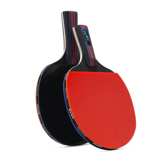 Ракетка для настольного тенниса Dunson, 2 шт., профессиональный набор для пинг-понга, резиновая прыща, высокое качество 240122