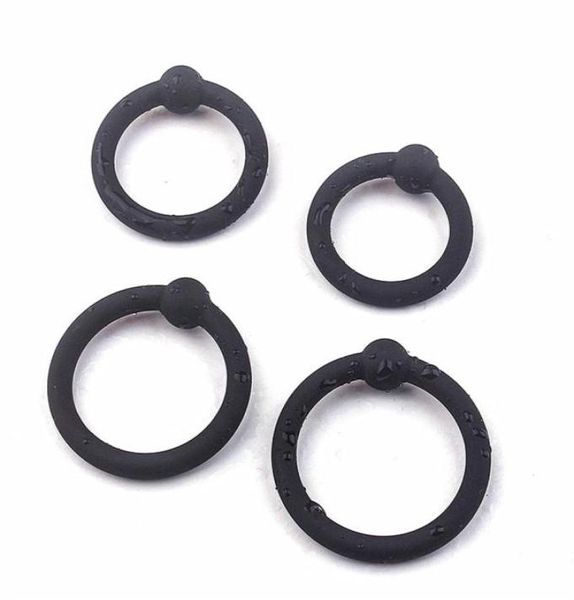 massaggio 4 pzset anello del rubinetto del silicone per l'uomo elastico manica di blocco del pene prodotto adulto maschio eiaculazione ritardata giocattoli del sesso per gli uomini cockr29189142