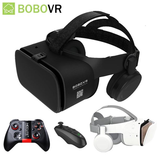 Est Bobo VR Z6 Óculos 3D Realidade Virtual Sem Fio Bluetooth VR Headset Capacete Para Smartphone Android 4.7-6.2 ''polegadas 240126