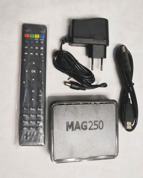 NEU MAG250 Linux TV -Medien HDD -Player STI7105 Firmware R23 Setzen Sie Top -Box wie MAG322 MAG420 SYSTEM STROMING5207226