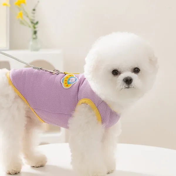 Vestuário para cães primavera verão roupas para animais de estimação gatinho filhote de cachorro bonito tanque pequeno e médio colete respirável chihuahua yorkshire poodle