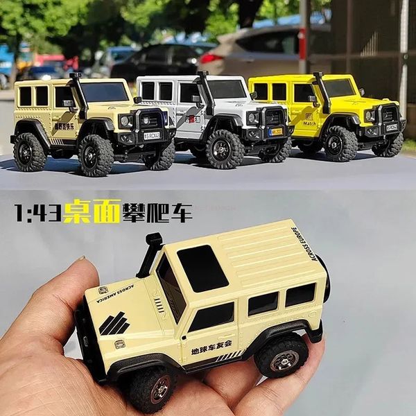 Ldarc Radian X43 1/43 Mini Rc carro Simulação Off Road Escalada Veículo Quatro Rodas Modelo Carro de Controle Remoto Crianças Brinquedos 240127