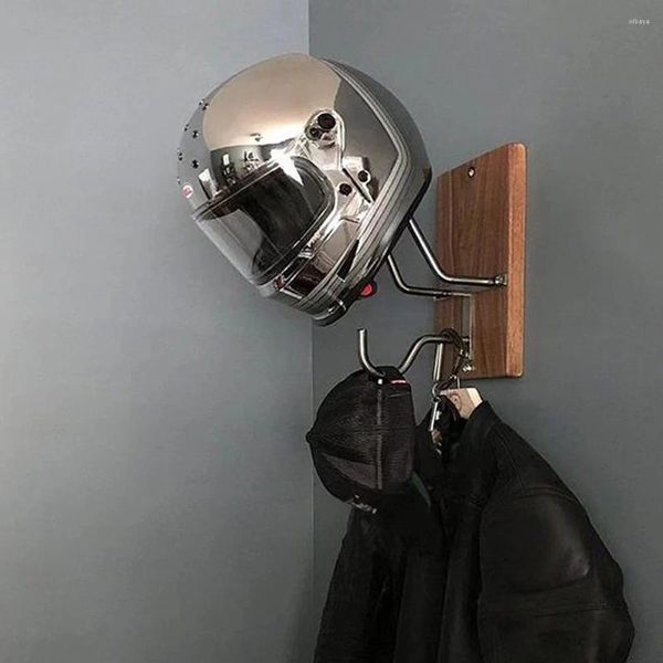 Настенный держатель для мотоциклетных шлемов, многофункциональная домашняя стойка для хранения