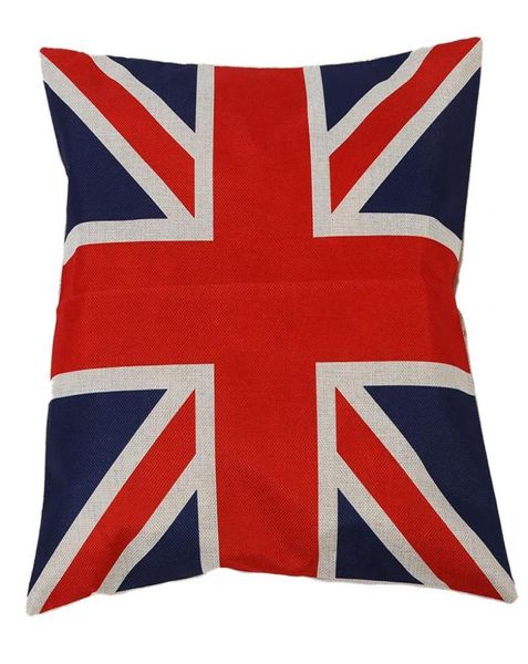 Federa per cuscino Federa per cuscino con bandiera britannica stile vintage Union Jack Promozione4693102