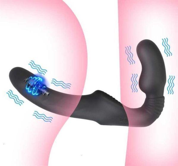 Секс-игрушка-массажер, беспроводная двойная головка пениса, точка g, страпон, фаллоимитатор, вибратор, анальные игрушки для пар, лесбиянок, женщин75295553473