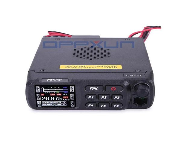 Walkie -Talkie CB27 QYT Shortwave Locomotive Car Marine Zwei -Wege Radiofahrzeugstation Intercom 2627MHz Wireless Communication Rep8561908