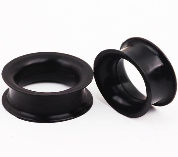 Fashion Gauge Plug F27mix 12 Größe 192 Stück Körperschmuck Doppelt ausgestelltes Silikon Flesh Tunnel Piercing9402654