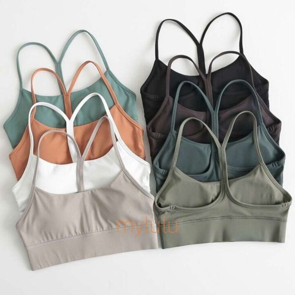 LL Bra Align Yoga Sport High Impact Fitness Nahtloses Top Atmungsaktives Brustkissen Gym Damen Sportbekleidung Yoga Fitness Weste Sport Top 2024