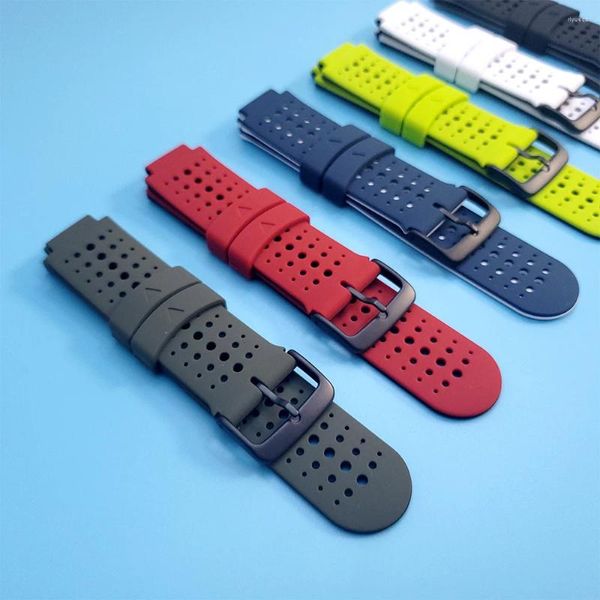 Bandas de relógio Banda de pulso de silicone para Garmin Forerunner 220 230 620 630 735XT Pulseira 235 Sport Strap Watchband