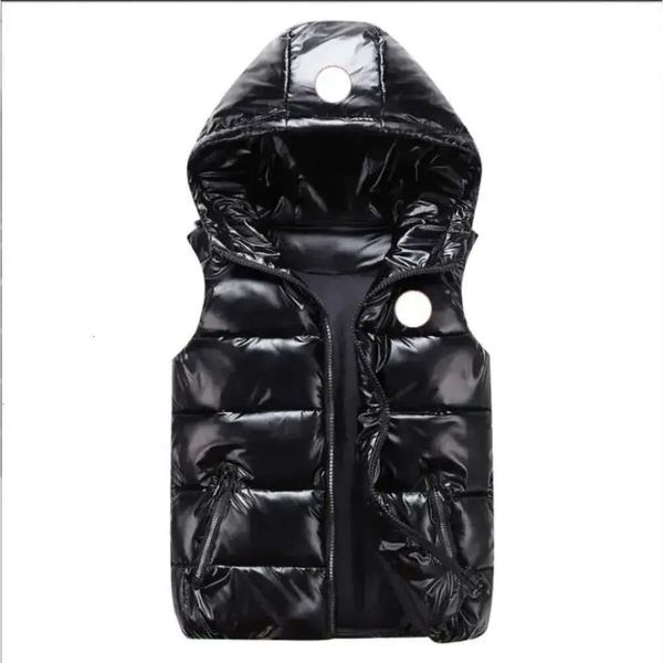 Gilet da uomo Giacca invernale New Bright Face Abbigliamento genitore-figlio Gilet di cotone per bambini Maschio Medio Grande Clip F V All'ingrosso 2 Pezzi 10% D 45