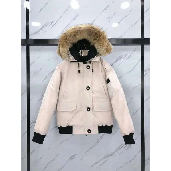 Designer Piumino da uomo Parka Giacca invernale da donna White Duck antivento Parker Colletto Cap caldo vero lupo V all'ingrosso 2 pezzi sconto del 10% 93