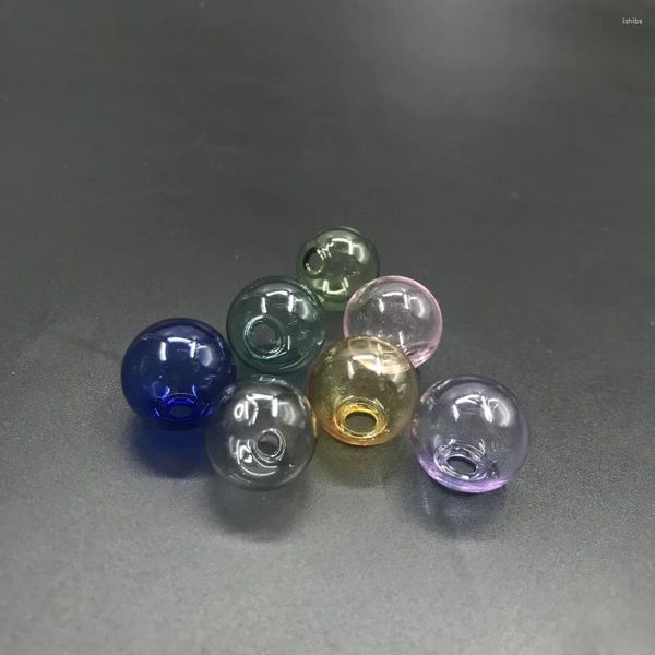 Flaschen 16mm bunte runde Kugel Glaskugel Kugeln Anhänger Flasche Fläschchen Schmuck Zubehör Erkenntnisse handgemachte Halskette Perlen