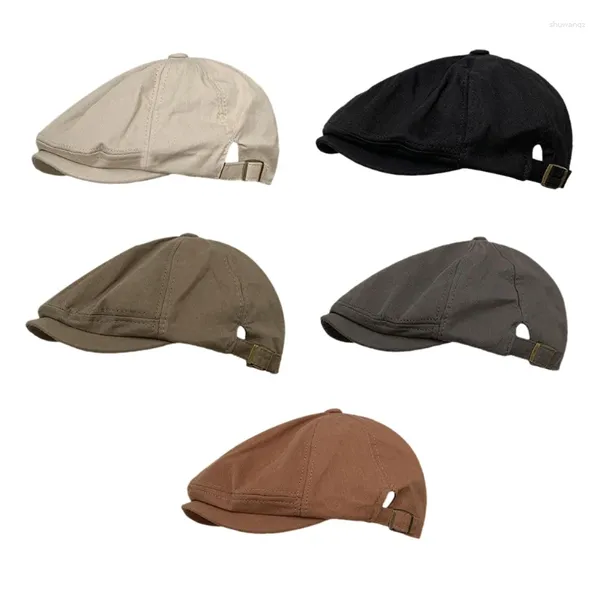 Berets L93F Unisex Britânico Elegante Pintor Chapéu Vovô Cabbie para Caminhar Cachorro City Walk Bar Club