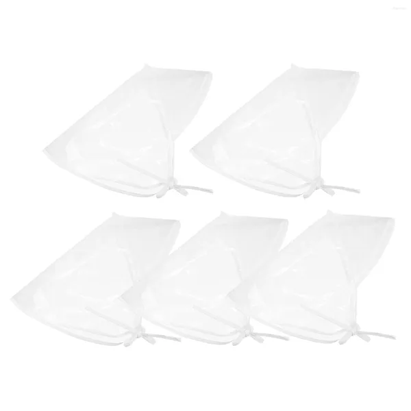 Berets 5 Pcs Todo Poderoso Proteção Solar Chapéu de Chuva Miss Plástico Visor Bonnet À Prova D 'Água Transparente