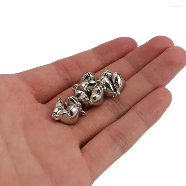 Charme pulseiras pingente fivela magnética para amantes casal jóias fazendo estilo coreano componentes coração ímã diy acessórios