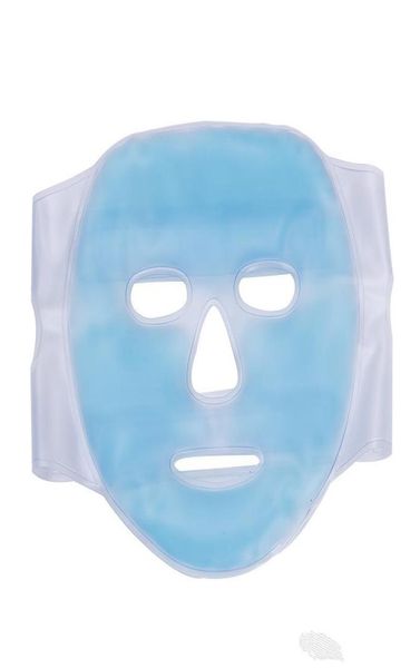 Kalte Gel-Gesichtsmaske, Eiskompresse, Blau, Ganzgesichts-Kühlmaske, Müdigkeitslinderung, Entspannungspad mit Kühlpackung, Gesichtspflege, E-Paket 1878453