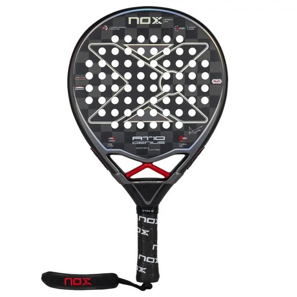 Nox At10 Genius Agustin Tapia Padelschläger Tennis 3K Carbonfaser mit EVA SOFT Memory Paddle High Balance Power Surface 240202