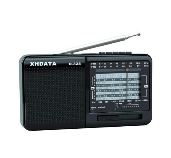 Radio D328 FM AM SW Tragbarer Kurzwellenband-MP3-Player mit TF-Kartenanschluss, 43-W-Empfänger7062251