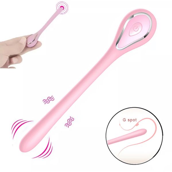 10 Velocidade Mini Slim Vibrador Wand Clitóris Massagem Vagina Estimulação Mama G-Spot Feminino Masturbador Brinquedo Sexual Erótico para Mulheres 240130