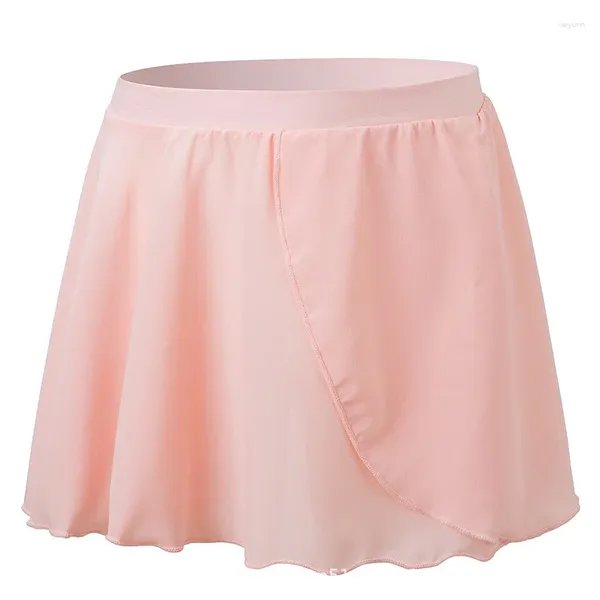 Bühnenkleidung, hochwertige Kinder, Mädchen, Kinder, eingewickelt, Übungstanz, Rosa, Blau, Schwarz, Weiß, Blumen-Chiffon-Ballettröcke