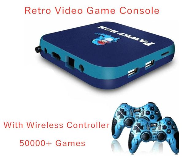 Pawky Box Super Console di gioco per PS1DCN64PSP 50000 Lettore di giochi retrò con controller wireless 4K Wifi TV Out Video 3D Gaming7603693