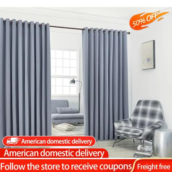 Painéis de cortina extra largos cinza claro com 2 amarrações correspondentes.Use como cortinas de parede Cortinas de janela para divisória de sala de estar 240118