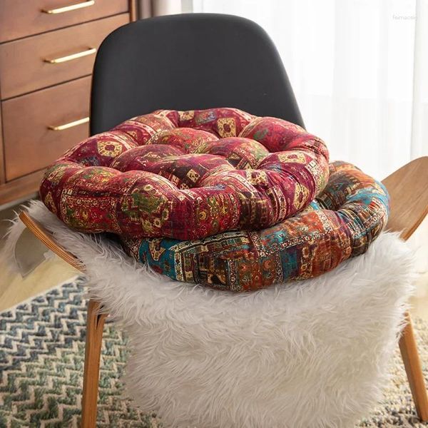 Подушка, льняной футон S, диван, толстый круглый большой напольный коврик для медитации, японский стиль, балкон, окно, татами, стул
