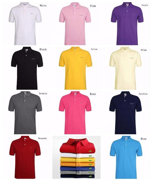 Baumwolle Hohe Qualität Frühling Luxus Italien Männer T-Shirt Designer Polo Shirts High Street Stickerei kleine pferd krokodil Druck Kleidung herren Marke Polo Shirt