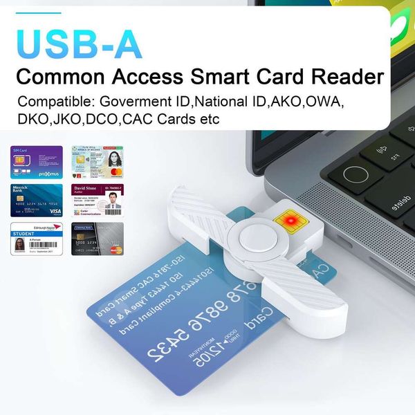 Leitor de cartão inteligente para relatórios fiscais do banco ATM USB SIM CAC