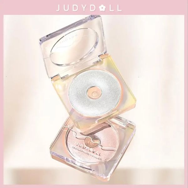 Judydoll Highlighter Puder Ring Light Monochrom Highlight 3D Diamond Shine Langlebig Wasserdicht Leicht zu tragen Gesichts-Make-up y240202