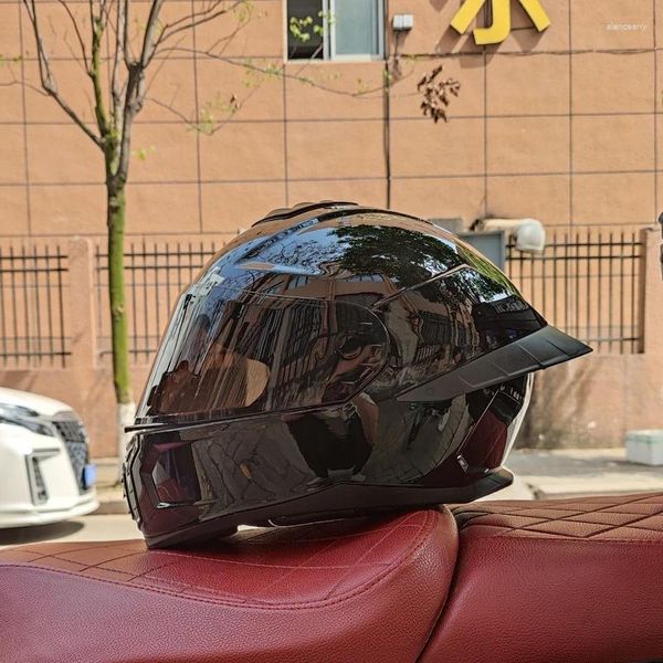 Capacetes de motocicleta Orz Casque Roof Casco Moto Integral Accessoires Pulsar Ns 200 China Continental Unisex Full Face Dot