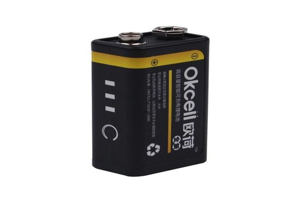 1PC OKcell 9V 800mAh USB ricaricabile Lipo modello di batteria microfono per elicottero RC parte di alta qualità102a109255026